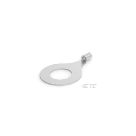 Te Connectivity Ring Terminal, 5/8 in Stud Size, 10 AWG, Bare Insulated 320764
